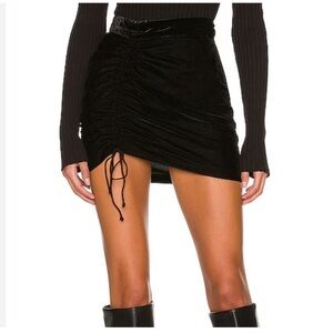 Free People Vivienne Velvet Mini Skirt